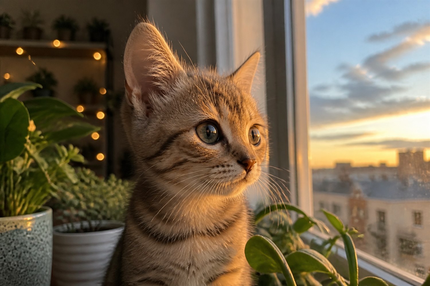 Tilly at golden hour